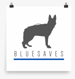 K9 Blue Saves / Poster - Dog