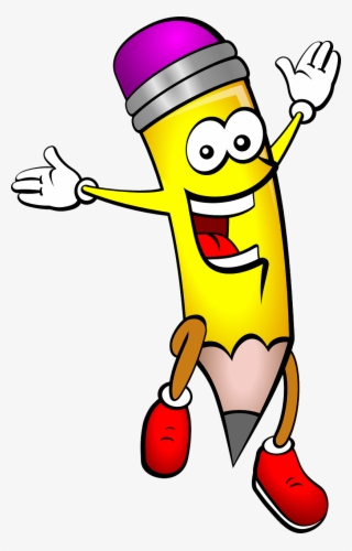 Free To Use Public Domain Pencil Clip Art - Pencil Happy