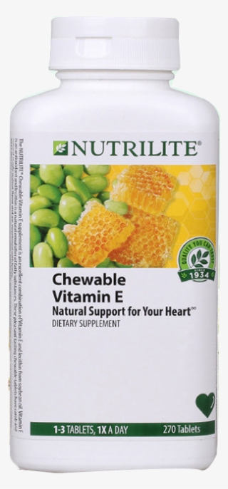 安利amway 纽崔莱蜂蜜卵磷脂维生素e咀嚼270片天然ve 调节血脂