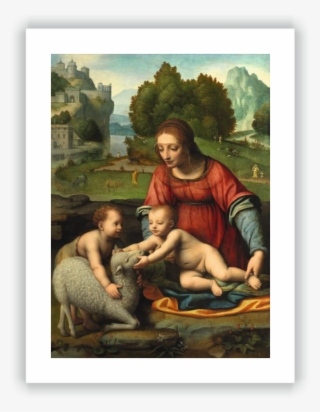 La Virgen Con El Niño Y San Juanito - Virgin And Child With The Infant Saint John