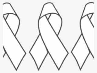 Awareness Ribbon Outline - Monochrome