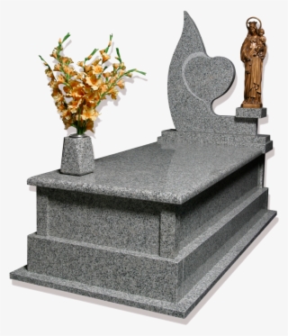 Panteón En Granito Blanco Perla Con Oración Grabada - Marble Tomb