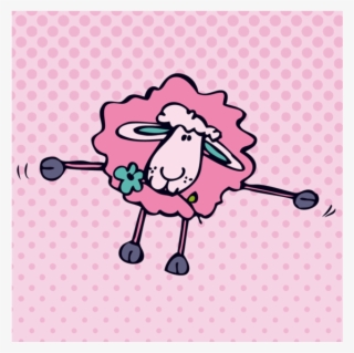 Counting Sheep Square Coaster - Baby Shower