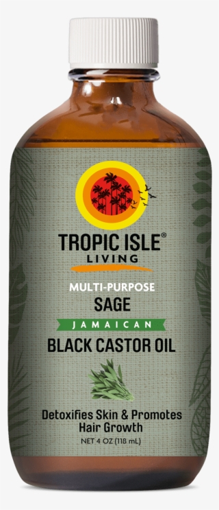 Sage Jamaican Black Castor Oil - Tropic Isle Living Jamaican Black Castor Oil