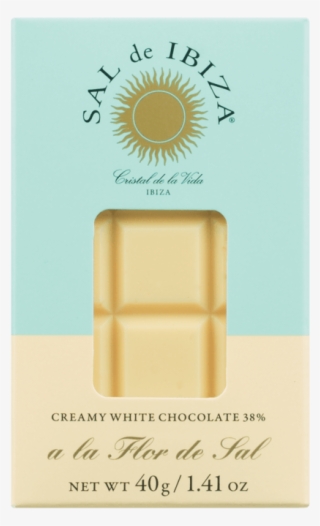 Weiße Schokolade Mit Flor De Sal 40 G Stück - Ibiza