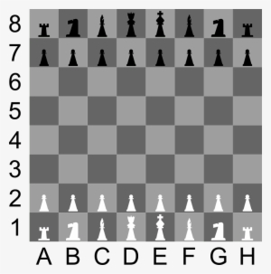 Free Vector Portablejim D Chess Set Chessboard Clip - Chessboard With Pieces Background