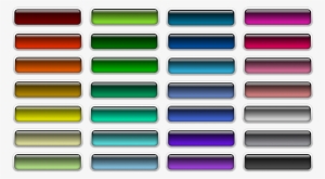 Button Icon Oblong Colorful Edge Button Bu - Icon