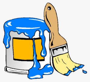 Banner Freeuse Cleaning Your Paintbrush Denver Painting - Paint And Paintbrush Clipart