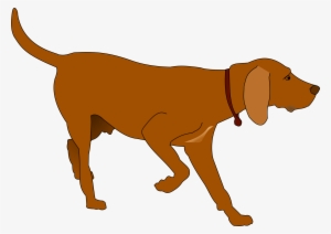 Hunting Dog Vector Clipart Image - Hunter Dog Clipart