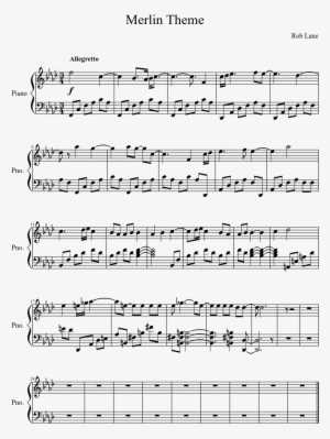 Transparent Theme Song Sheet Music - Hijo De La Luna Partitura Piano