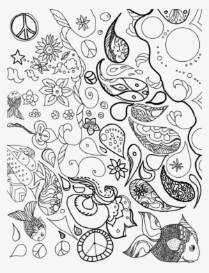 Banner Free Download At Getdrawings Com Free For Personal - Easy Hippie Drawings