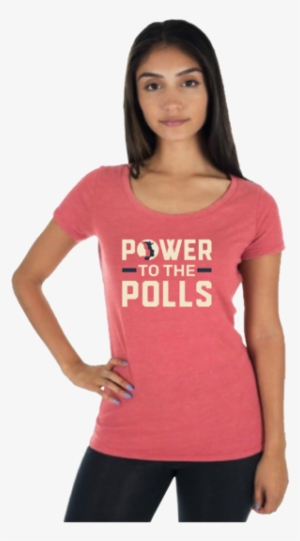 Power To The Polls Women's Tee - Girl