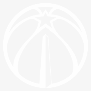 Return To Washingtonwizards - Washington Wizards Logo Black And White