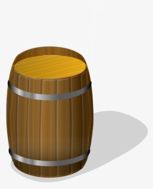 Jpg Free Wooden Barrel Clip Art At Clker - Barrel Clipart Png
