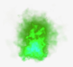 Green Fire Trail - Blue Fire Png Transperent