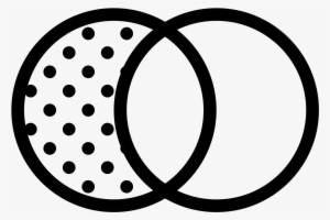 Consulta De Combinación Externa Izquierda Icon - Venn Diagram Icon White