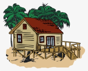 Go To Image - Beach House Clipart