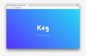 Keg Server - Operating System