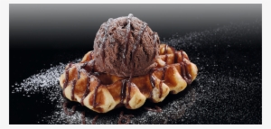 Death By Chocolate Waffle And Ice Cream - Chocolate