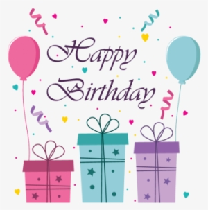 Cute Happy Birthday Greeting Card And Banner Illustration, - Birthday Party Greeting Card