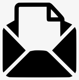 Yps E Open Receive Page Sheet Letter Envelope Postal - Envelope Letter Icon Png