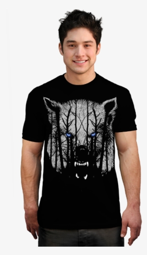 White Wolf T-shirt By Expo From Design By Humans - Techno Shirt Designs