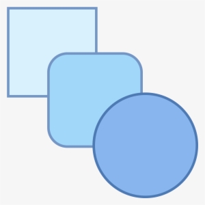 This Particular Icon Features Three Shapes That Are - Shape