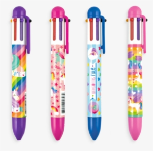 Unique Unicorns 6 Click Multi Color Pen - Ooly Unique Unicorns 6 Click Multi Color Pen