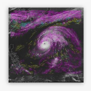These Images Show The Winds Of Typhoon Dolphin - Fractal Art