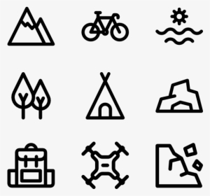 Adventure Sports - Extreme Sports Vector Icons