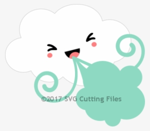 #pp-3025 Wind Blowing - Cartoon