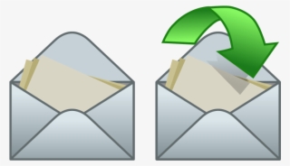 Green, Icon, Envelope, Arrow, Open, Close, Envelopes - Open Envelope
