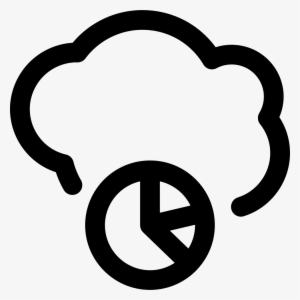 Pie Chart With Cloud Outline Comments - Pie Chart