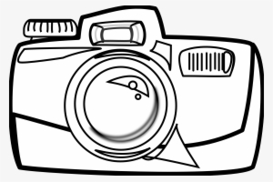 Camera Clip Art - Digital Camera Clipart Black And White