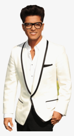 White Suit Bruno Mars - Bruno Mars Transparent