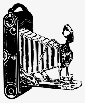 Vintage Camera Vector Png - Old Style Clipart