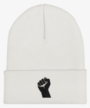 Iwillinspire Black Fist Cuffed Beanie - Iwillinspire