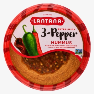 Lantana Hummus, 3-pepper, Extra Spicy - 10 Oz