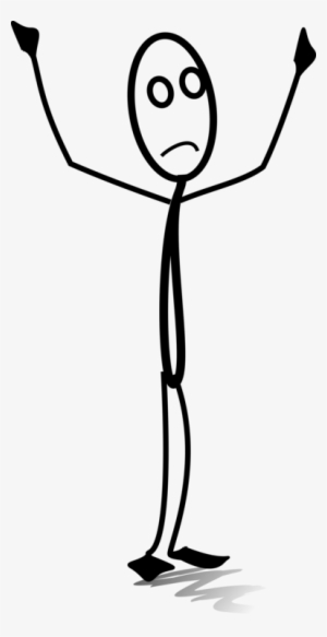 Stickman - Stick Man With Hands Up
