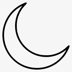 Crescent Moon Png - White Crescent Moon Png