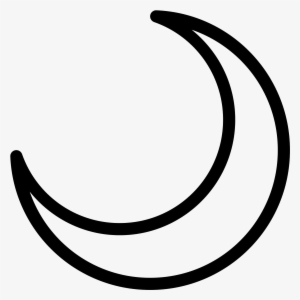 Crescent Moon Png Clip Art Black And White Library - Moon Black And White
