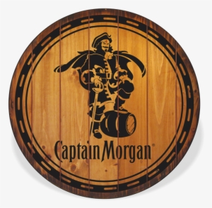 Captain Morgan Barrel Top Sign - Captain Morgan Logo Png