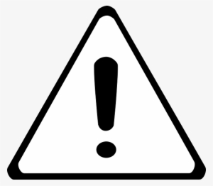 Caution Sign Black And White