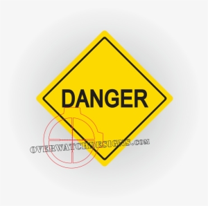 Danger Street Sign Decal - Horse Crossing Funny Novelty Sign 12x12
