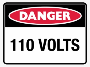 Brady Danger Sign Range 110 Volts - Danger Signs