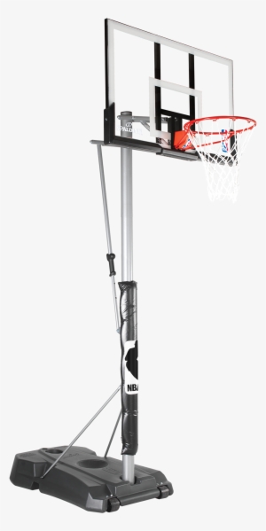 Hercules® Pro Glide Advanced Portable Basketball Hoop - Spalding Pota Ayaklı Vertical Pole Portable 52" Black