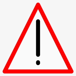 Warning Sign - Red Triangle Png