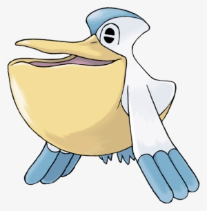 Pelican Clipart Seagull - Pokemon Pelipper