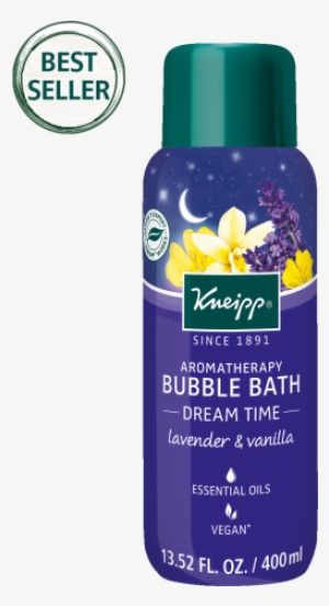 Lavender & Vanilla Aromatherapy Bubble Bath - Kneipp Lavender And Vanilla Bubble Bath, 13.52 Fl Oz