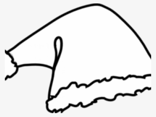 Santa Hat Clipart Artist - Santa Hat Black And White